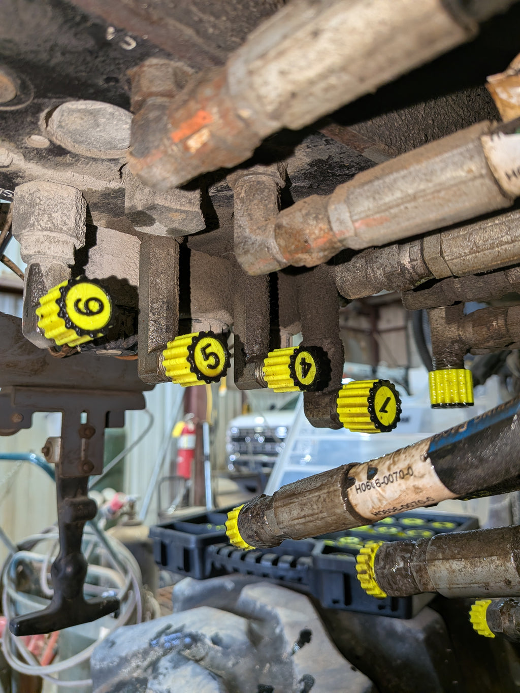 Numbered Hydraulic Caps and Plugs - ORFS