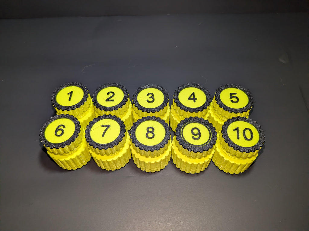 Numbered Hydraulic Caps and Plugs - JIC
