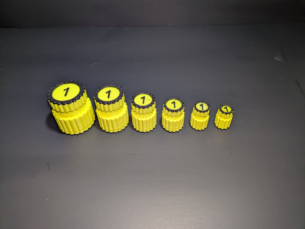 Numbered Hydraulic Caps and Plugs - JIC