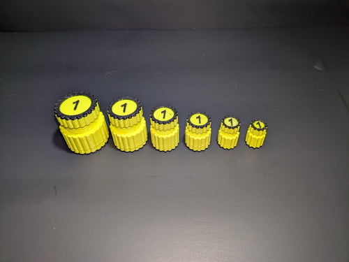 Numbered Hydraulic Caps and Plugs - JIC