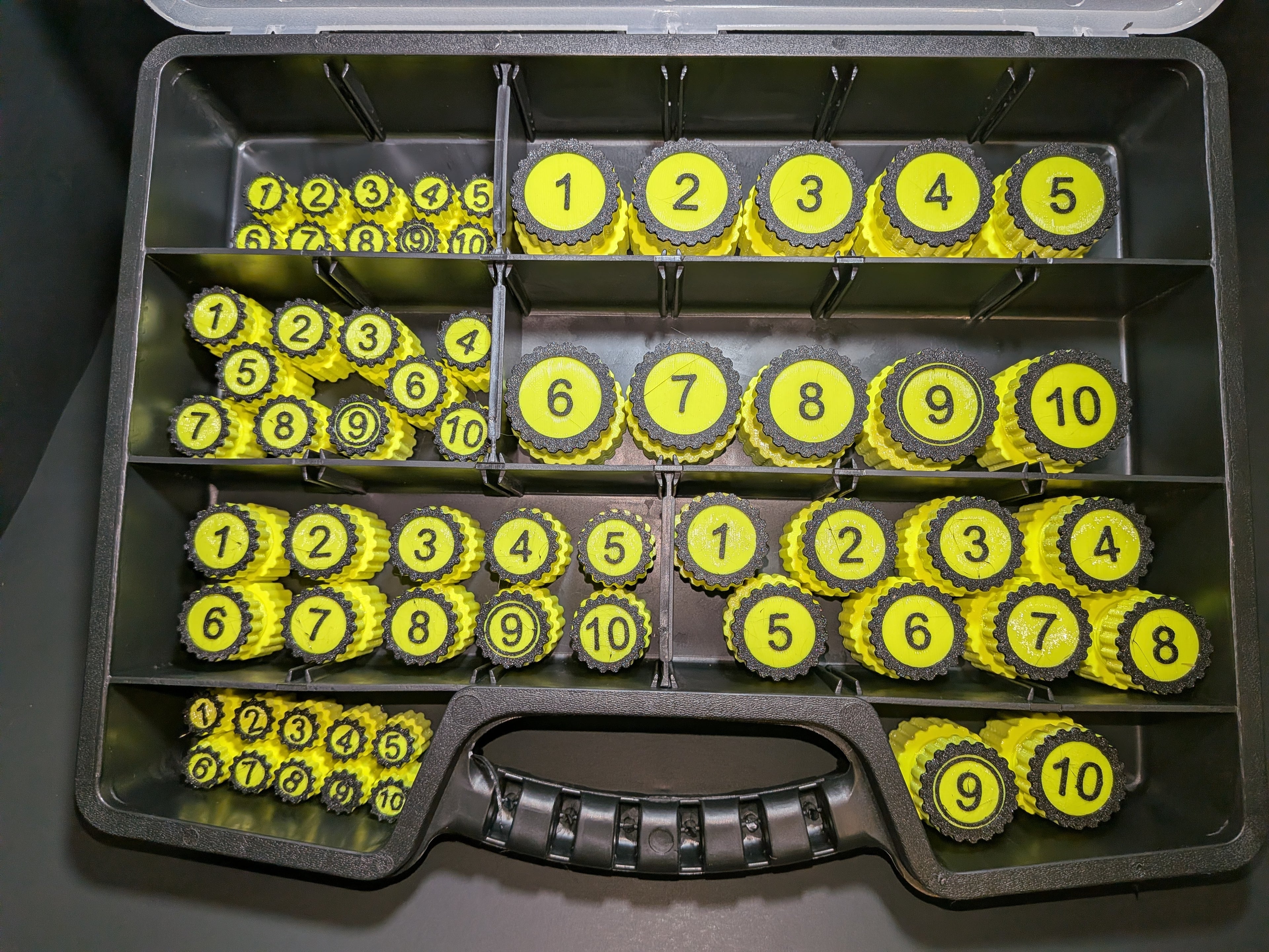 Numbered Hydraulic Caps and Plugs - JIC