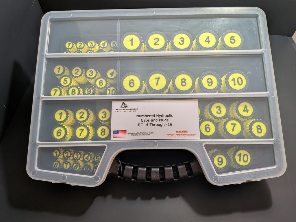 Numbered Hydraulic Caps and Plugs - JIC
