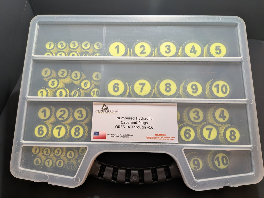 Numbered Hydraulic Caps and Plugs - ORFS