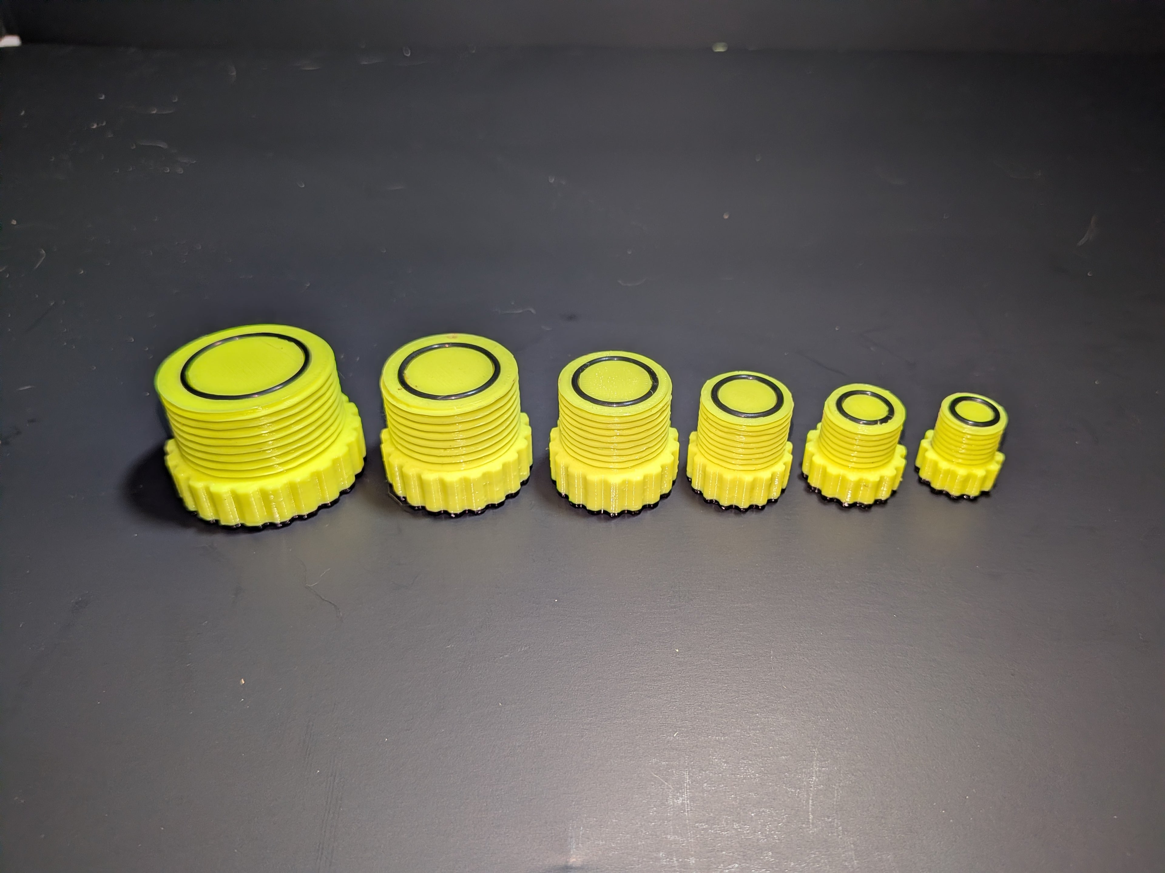 Numbered Hydraulic Caps and Plugs - ORFS